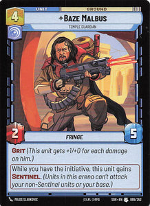 Star Wars Unlimited Spark Of Rebellion #065 Baze Malbus