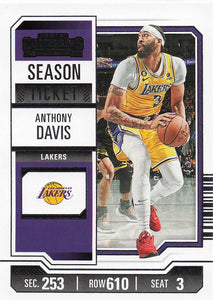 2023-24 Panini Contenders Basketball Anthony Davis #12