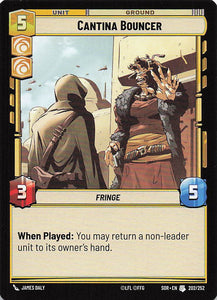 Star Wars Unlimited Spark Of Rebellion #202 Cantina Bouncer