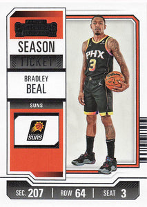 2023-24 Panini Contenders Basketball Bradley Beal #14