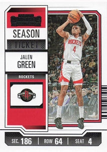 2023-24 Panini Contenders Basketball Jalen Green #16
