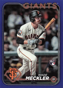 2024 Topps Baseball Series 2 Royal Blue Wade Meckler #458 RC