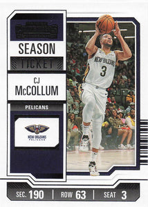 2023-24 Panini Contenders Basketball CJ McCollum #31