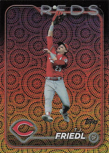 2024 Topps Baseball Series 2 Holiday T.J. Friedl #534