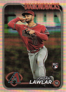2024 Topps Baseball Series 2 Rainbow Foil Jordan Lawlar #451 RC
