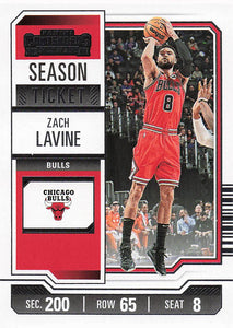 2023-24 Panini Contenders Basketball Zach LaVine #41