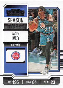 2023-24 Panini Contenders Basketball Jaden Ivey #44
