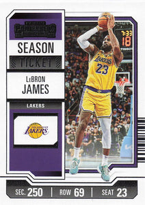2023-24 Panini Contenders Basketball LeBron James #46