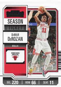 2023-24 Panini Contenders Basketball DeMar DeRozan #48