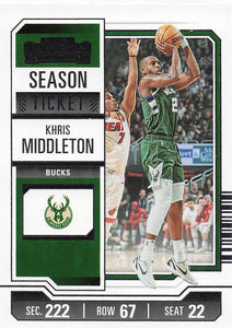 2023-24 Panini Contenders Basketball Khris Middleton #49