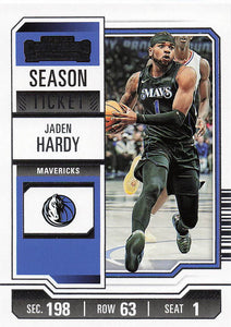 2023-24 Panini Contenders Basketball Jaden Hardy #51