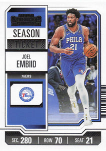 2023-24 Panini Contenders Basketball Joel Embiid #56