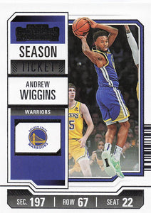 2023-24 Panini Contenders Basketball Andrew Wiggins #65