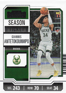 2023-24 Panini Contenders Basketball Giannis Antetokounmpo #66