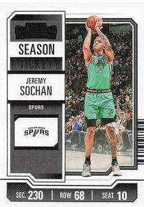 2023-24 Panini Contenders Basketball Jeremy Sochan #70