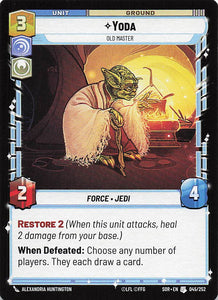 Star Wars Unlimited Spark Of Rebellion #045 Yoda