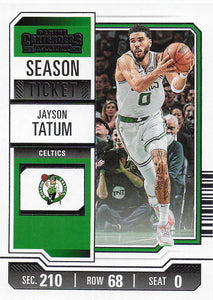 2023-24 Panini Contenders Basketball Jayson Tatum #77