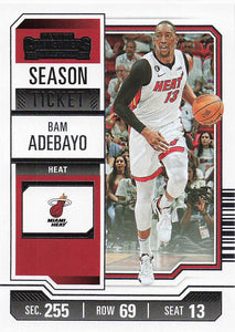 2023-24 Panini Contenders Basketball Bam Adebayo #78