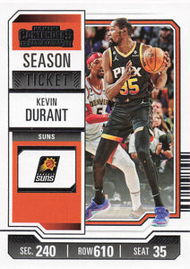 2023-24 Panini Contenders Basketball Kevin Durant #87