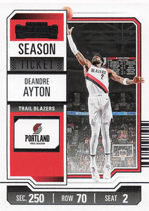 2023-24 Panini Contenders Basketball Deandre Ayton #89