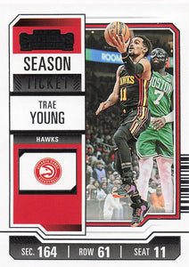 2023-24 Panini Contenders Basketball Trae Young #92