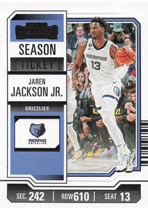 2023-24 Panini Contenders Basketball Jaren Jackson Jr. #93