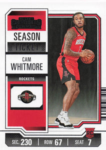 2023-24 Panini Contenders Basketball Cam Whitmore #95 RC