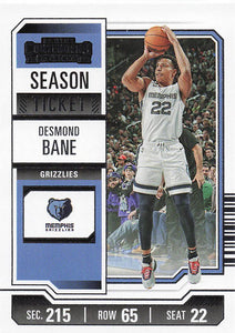 2023-24 Panini Contenders Basketball Desmond Bane #96