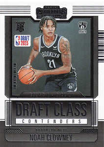2023-24 Panini Contenders Basketball Draft Class Contenders Noah Clowney #3 RC