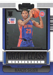 2023-24 Panini Contenders Basketball Draft Class Contenders Marcus Sasser #18 RC