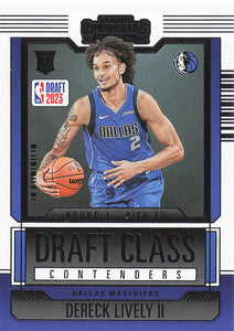 2023-24 Panini Contenders Basketball Draft Class Contenders Derek Lively II #22 RC