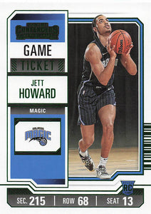 2023-24 Panini Contenders Basketball Game Ticket Green Jett Howard #53