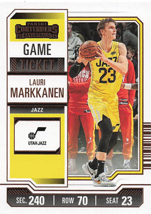 2023-24 Panini Contenders Basketball Game Ticket Bronze Lauri Markkanen #3