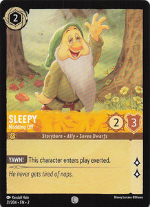 2023 Disney Lorcana Rise of the Floodborn  Sleepy, Nodding Off  #21