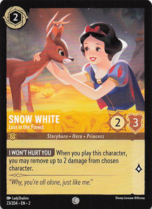 2023 Disney Lorcana Rise of the Floodborn  Snow White, Lost in the Forest  #23