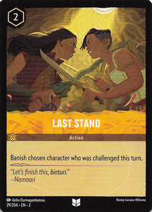 2023 Disney Lorcana Rise of the Floodborn  Last Stand  #29