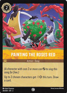 2023 Disney Lorcana Rise of the Floodborn  Painting the Roses Red  #30