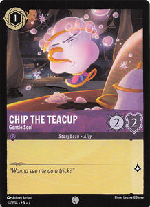 2023 Disney Lorcana Rise of the Floodborn  Chip the Teacup, Gentle Soul  #37