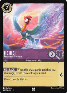 2023 Disney Lorcana Rise of the Floodborn  Heihei, Persistent Presence  #43