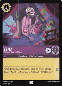 2023 Disney Lorcana Rise of the Floodborn  Yzma, Without Beauty Sleep  #61