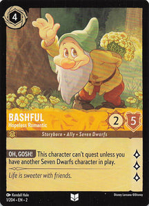 2023 Disney Lorcana Rise of the Floodborn  Bashful, Hopeless Romantic  #1