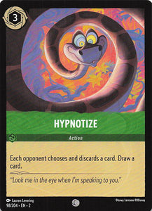 2023 Disney Lorcana Rise of the Floodborn  Hypnotize  #98