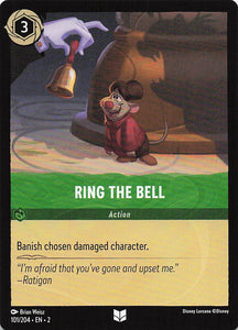 2023 Disney Lorcana Rise of the Floodborn  Ring the Bell  #101