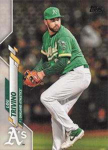 2020 Topps Series 2 Lou Trivino #587