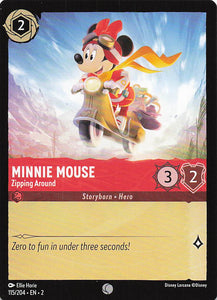 2023 Disney Lorcana Rise of the Floodborn  Minnie Mouse, Zipping Around  #115