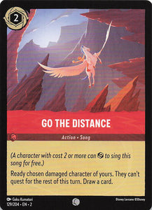 2023 Disney Lorcana Rise of the Floodborn  Go the Distance  #129