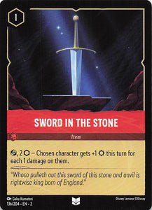 2023 Disney Lorcana Rise of the Floodborn  Sword in the Stone  #136