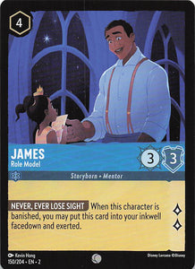 2023 Disney Lorcana Rise of the Floodborn  James, Role Model  #150