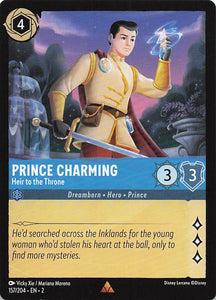 2023 Disney Lorcana Rise of the Floodborn  Prince Charming, Heir to the Throne  #157