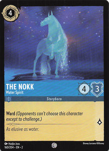2023 Disney Lorcana Rise of the Floodborn  The Nokk, Water Spirit  #160